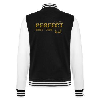 Perfect since 2008 - College-Sweatjacke - Schwarz/Weiß - Hinten - Marisol (170cm)