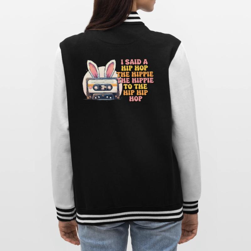 Easter Easter Bunny Easter Eve Easter Sunday Easter Egg Spring College Sweat Jacket