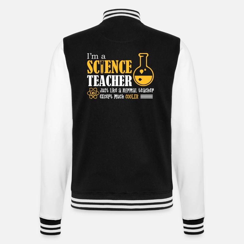 I'm A Science Teacher - College-Sweatjacke - Schwarz/Weiß