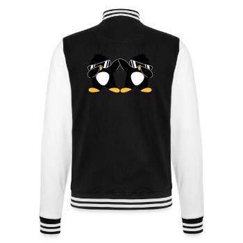 2 Pingouins Dab - Veste Teddy - noir/blanc - Dos - Marisol (170cm)