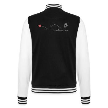 Le meilleur est à venir - Veste Teddy - noir/blanc - Dos - Marisol (170cm)