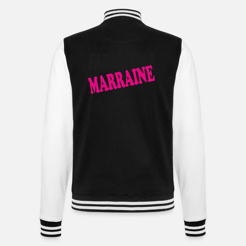 FABULOUS GODMOTHER - College Sweat Jacket - black/white