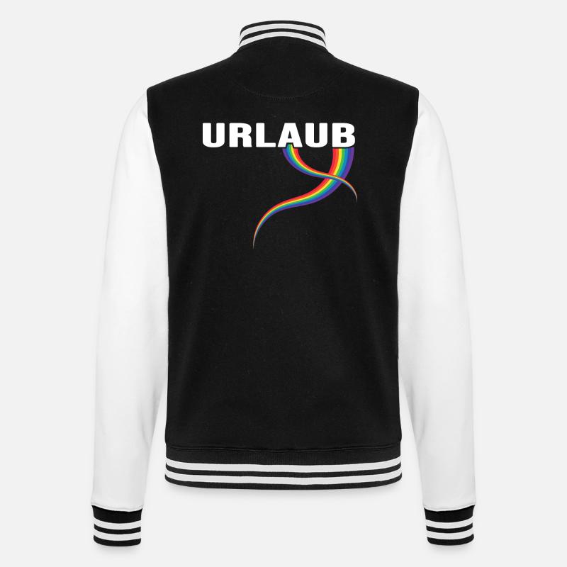 Destination arc-en-ciel de vacances - Veste Teddy - noir/blanc