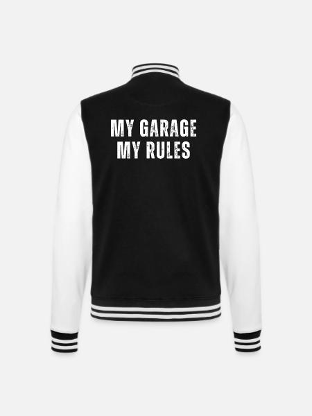 Mechanic Saying | Funny Mechanic Quote - College Sweat Jacket - black/white