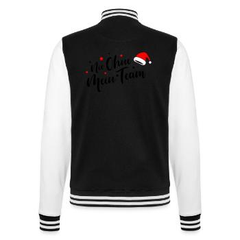 Team Christmas - College Sweat Jacket - black/white - Back - Marisol (170cm)