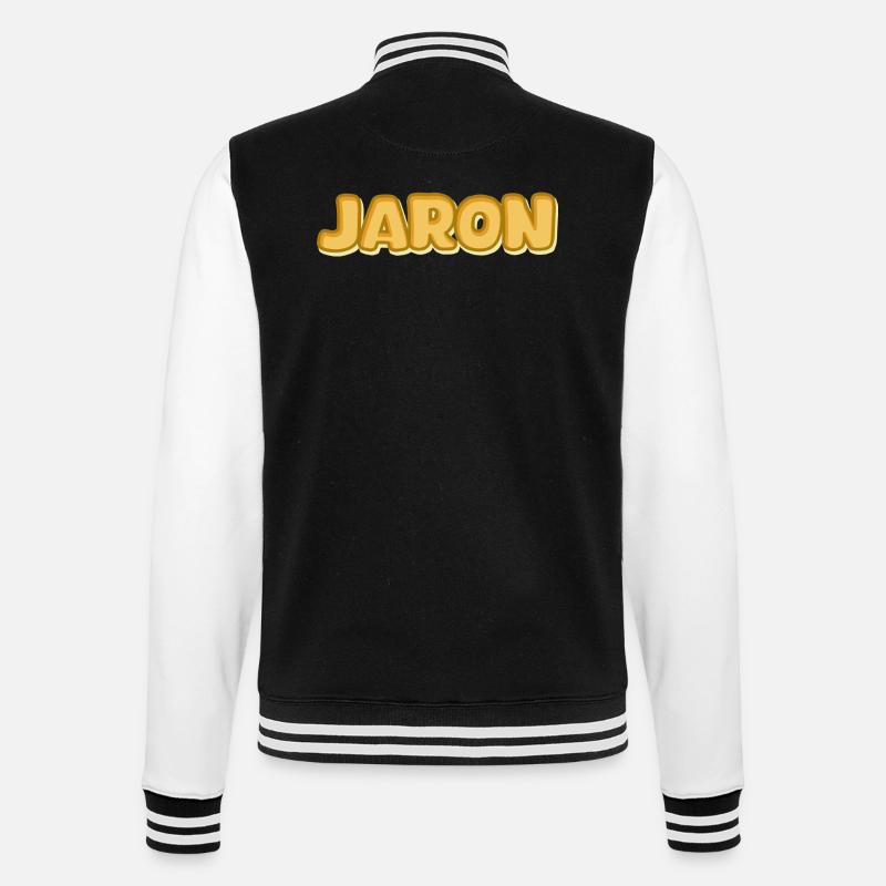 Jaron - Veste Teddy - noir/blanc