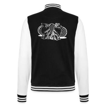 Driftball (3 colours) - College Sweat Jacket - black/white - Back - Marisol (170cm)