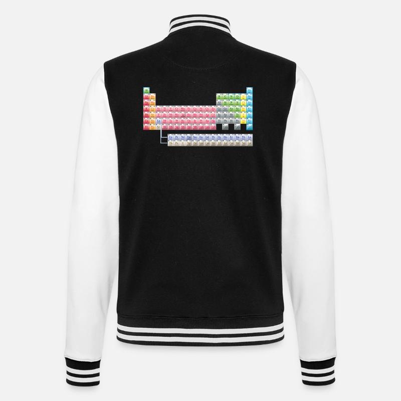 Mendeleiev - Veste Teddy - noir/blanc