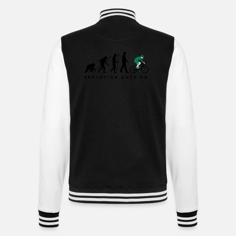 evolution_radfahrer_052012_d_3c - Veste Teddy - noir/blanc