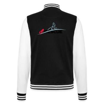 Rettungsschwimmer - College-Sweatjacke - Schwarz/Weiß - Hinten - Marisol (170cm)
