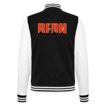 Bern - College-Sweatjacke - Schwarz/Weiß - Hinten - Marisol (170cm)