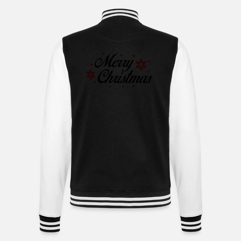 Joyeux Noël - Veste Teddy - noir/blanc