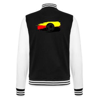 Fußball Soccer - College-Sweatjacke - Schwarz/Weiß - Hinten - Marisol (170cm)