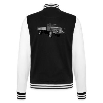 H6 Truck IFA Werdau DDR Oldtimer Ostalgie - Veste Teddy - noir/blanc - Dos - Marisol (170cm)