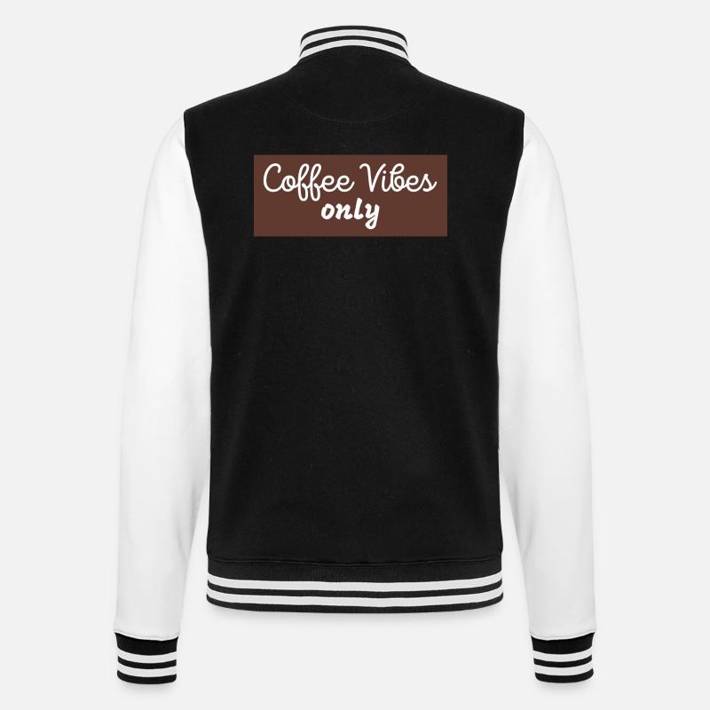 coffee vibes only - College-Sweatjacke - Schwarz/Weiß
