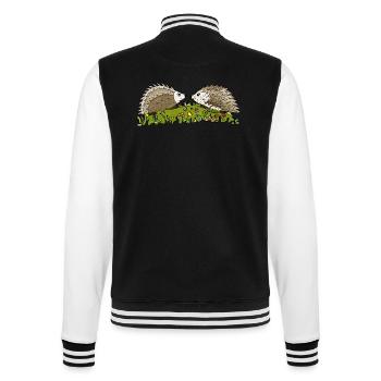 Igel - College-Sweatjacke - Schwarz/Weiß - Hinten - Marisol (170cm)