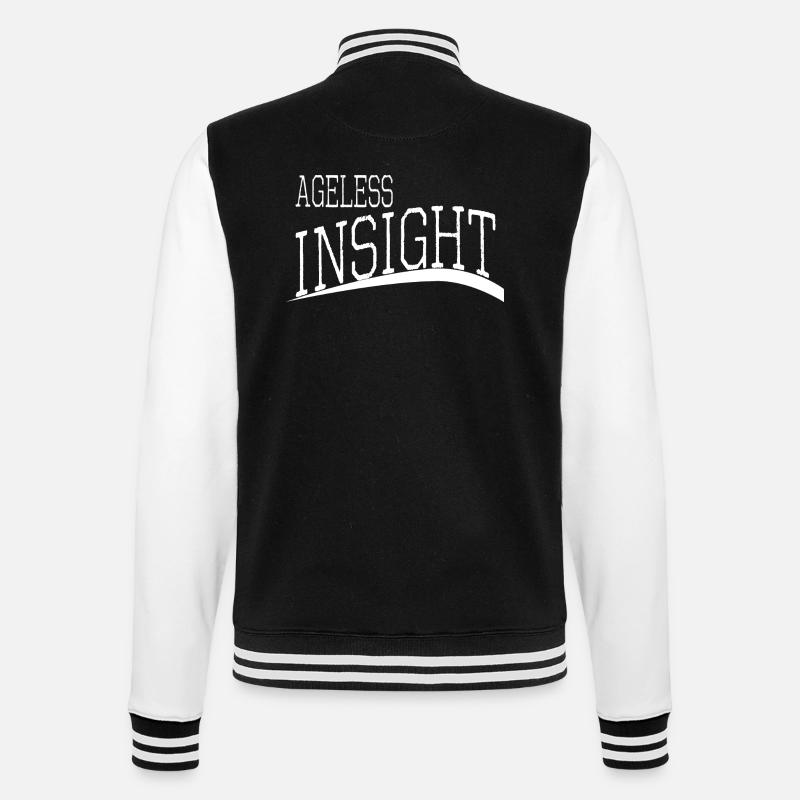 cadeau d’anniversaire idée sagesse communauté - Veste Teddy - noir/blanc