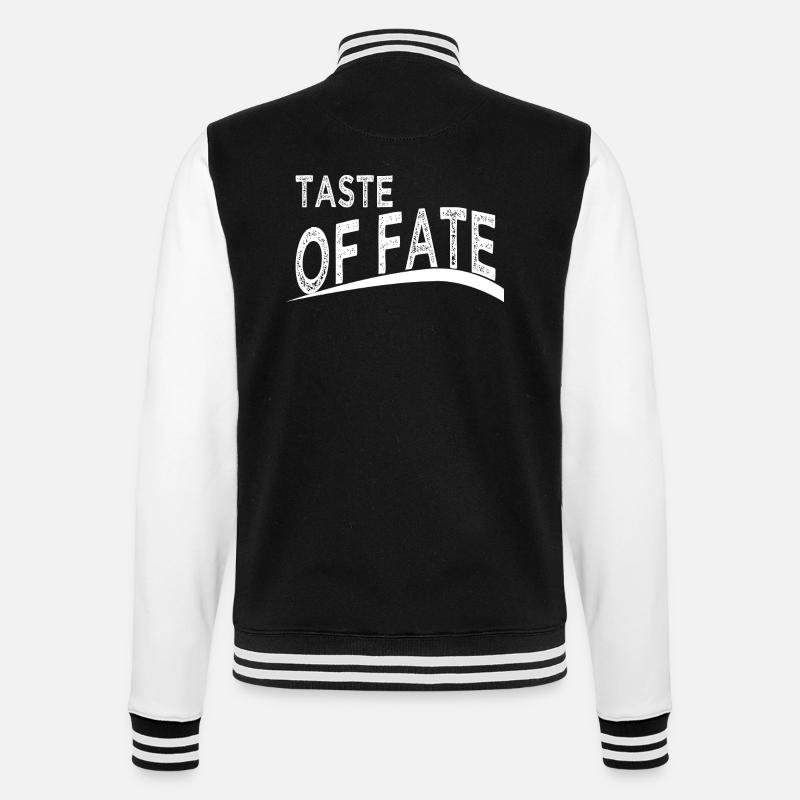 present idea culinary expressions fun - College Sweat Jacket - black/white