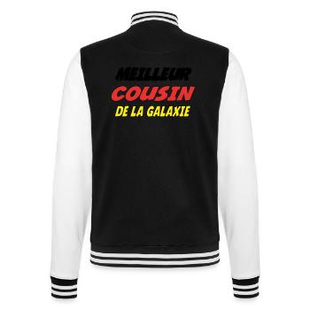 MEILLEUR COUSIN DE LA GALAXIE - Veste Teddy - noir/blanc - Dos - Marisol (170cm)