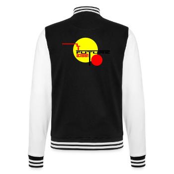 future life 1981 - Veste Teddy - noir/blanc - Dos - Marisol (170cm)