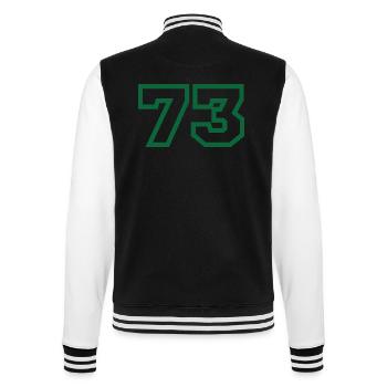 Numéro 73 sport - Veste Teddy - noir/blanc - Dos - Marisol (170cm)