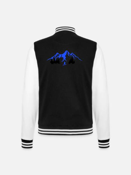 Snowboarding 2 - College Sweat Jacket - black/white