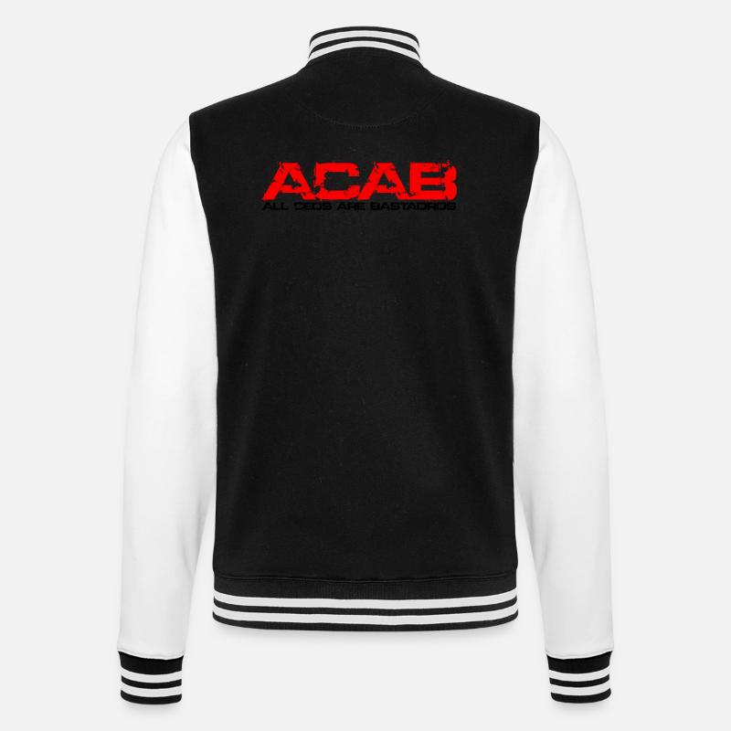 CEOs - College-Sweatjacke - Schwarz/Weiß