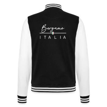 Italia - Bergamo - Italien - Italy - College Sweat Jacket - black/white - Back - Marisol (170cm)