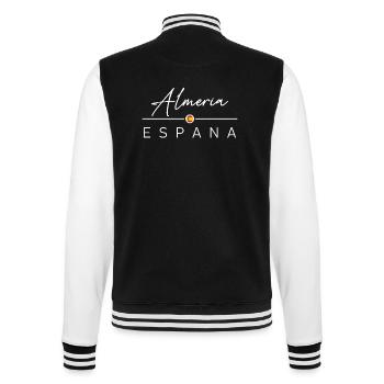 Spain - Almeria - Spain - España - College Sweat Jacket - black/white - Back - Marisol (170cm)