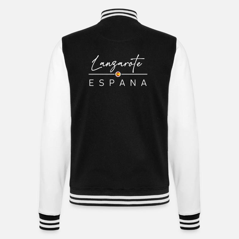 Espagne - Lanzarote - Espagne - España - Veste Teddy - noir/blanc