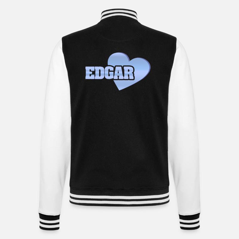 Edgar comme l’or - Veste Teddy - noir/blanc