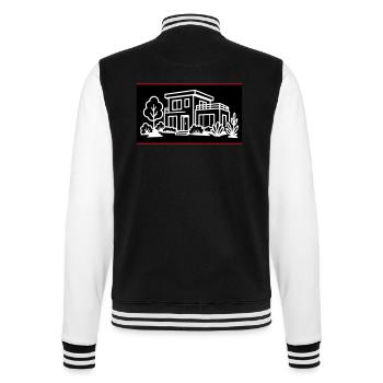 Haus Villa Immobilie - College-Sweatjacke - Schwarz/Weiß - Hinten - Marisol (170cm)