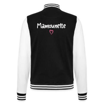 Mamounette cadeau - Veste Teddy - noir/blanc - Dos - Marisol (170cm)