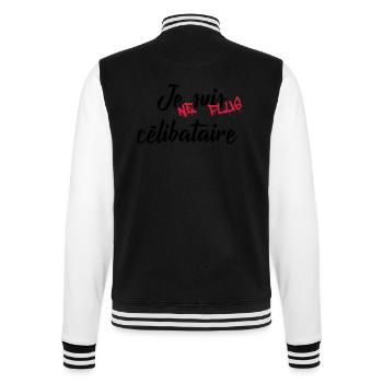celibataire - Veste Teddy - noir/blanc - Dos - Marisol (170cm)