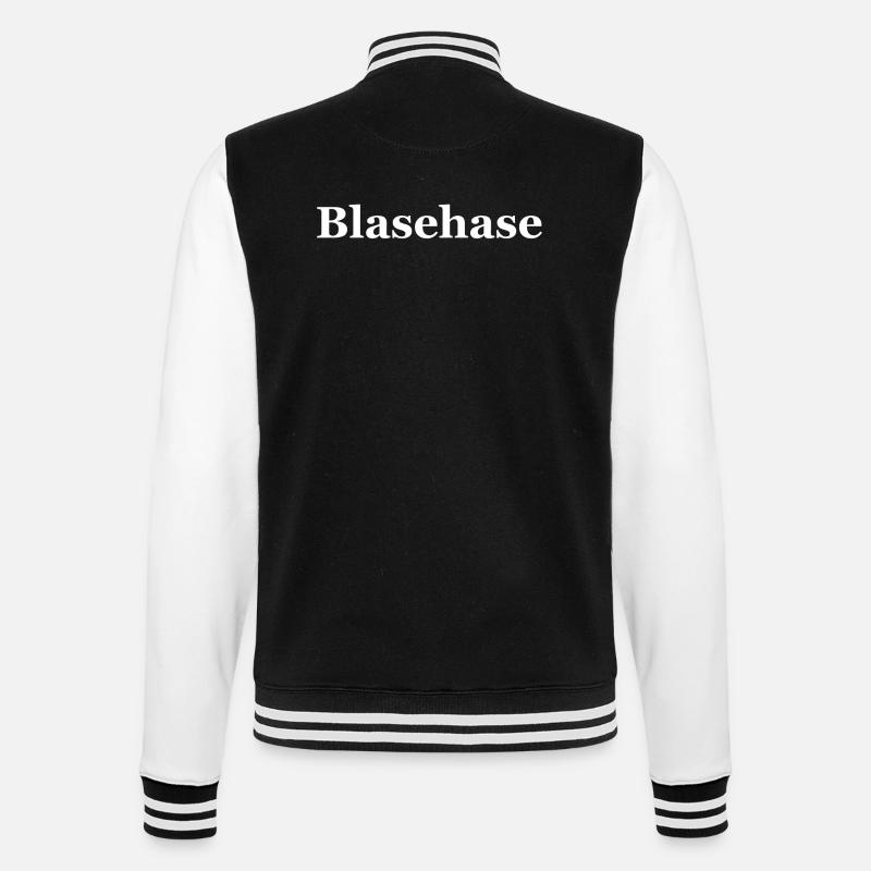 Blasehase - College Sweat Jacket - black/white
