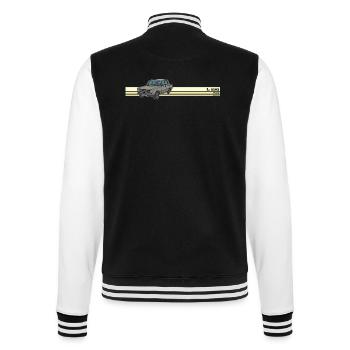 lada - College-Sweatjacke - Schwarz/Weiß - Hinten - Marisol (170cm)