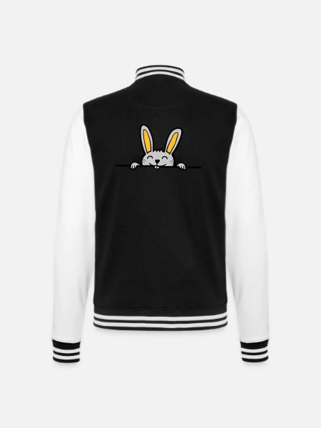 hides - College Sweat Jacket - black/white