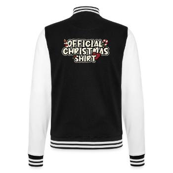 Official Christmas Shirt - College-Sweatjacke - Schwarz/Weiß - Hinten - Marisol (170cm)