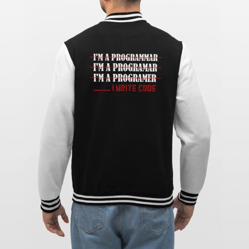 I'm A Programmar ........ I Write Code Software Co College-Sweatjacke
