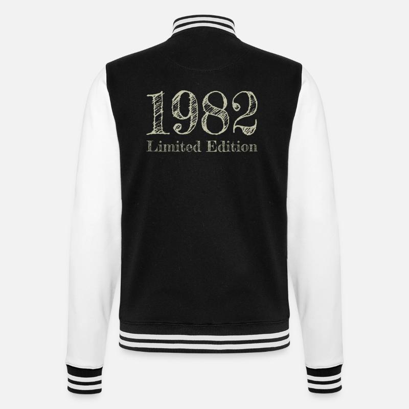 1982 - College Sweat Jacket - black/white