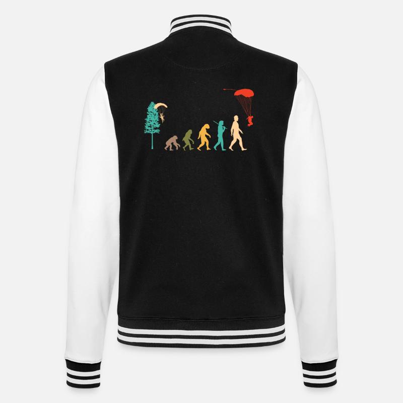 Skydive Evolution: Skydiver Design - Veste Teddy - noir/blanc