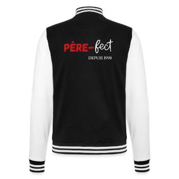 Père fect Depuis 1998 - Veste Teddy - noir/blanc - Dos - Marisol (170cm)