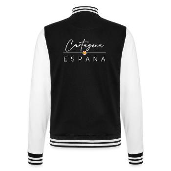 Spain - Cartagena - Spain - España - College Sweat Jacket - black/white - Back - Marisol (170cm)