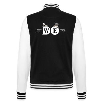 Polterabend 2025 Braut Bräutigam Heiraten Poltern - College-Sweatjacke - Schwarz/Weiß - Hinten - Marisol (170cm)