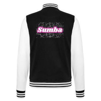 Beauty Sumba Indonesia - College Sweat Jacket - black/white - Back - Marisol (170cm)