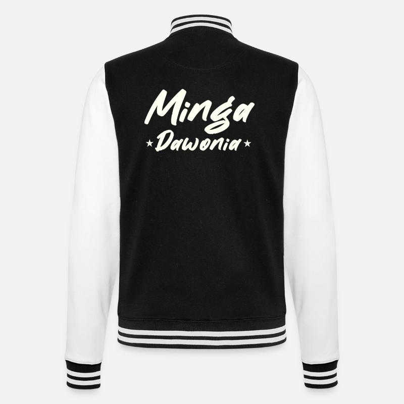 Minga Spruch vit à Munich - Veste Teddy - noir/blanc