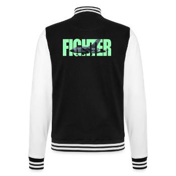 Fighter Tornado - College-Sweatjacke - Schwarz/Weiß - Hinten - Marisol (170cm)
