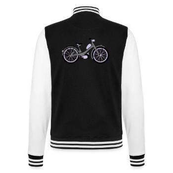 NSU Qickly - College-Sweatjacke - Schwarz/Weiß - Hinten - Marisol (170cm)