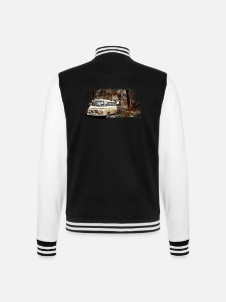 B1000 smh - College-Sweatjacke - Schwarz/Weiß