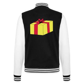 Emballage cadeau surprise, boucle de paquets - Veste Teddy - noir/blanc - Dos - Marisol (170cm)